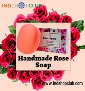 Handmade rose soap