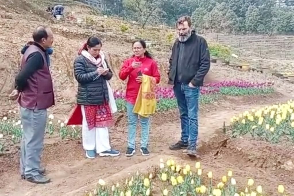 चौबटिया गार्डन को एक्सीलेंस सेंटर बनाने के लिए नीदरलैंड के वैज्ञानिकों ने किया भ्रमण