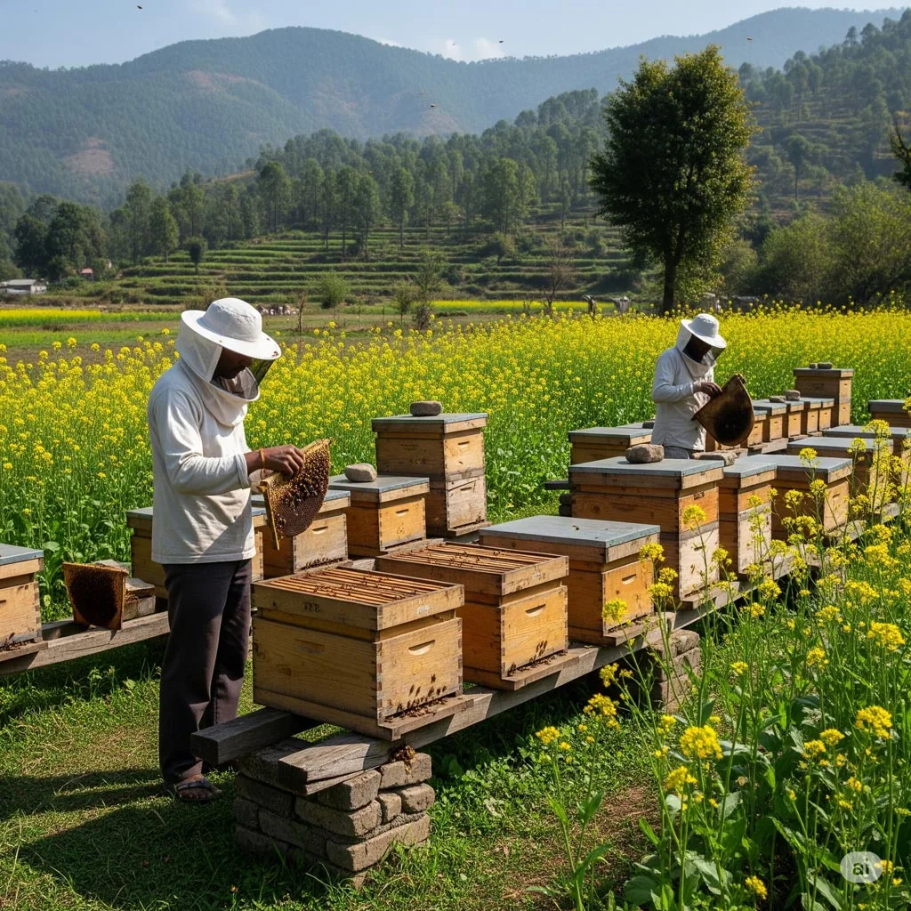 मौन पालन योजना: उत्तराखंड में किसानों के लिए एक मीठा अवसर 1 मौन पालन योजना