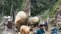 चमोली में भूस्खलन और बोल्डर से बाधित सड़कें, कुछ मार्ग खुले